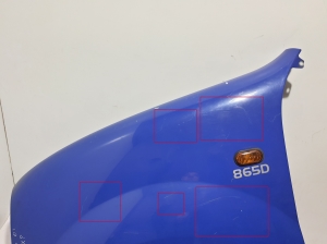 RENAULT Kangoo (1997–2009) Front fender 7751691052 - 2