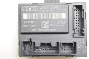 AUDI A6 C6 (2004–2011) Front door control unit 4F0959792C - 2