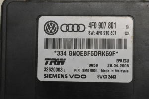 AUDI A6 C6 (2004–2011) Elektriskās stāvbremzes vadības modulis 4F0907801 - 4