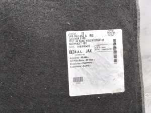 Volkswagen Golf VI (2008–2013) Trunk carpet 5K6863463A - 2