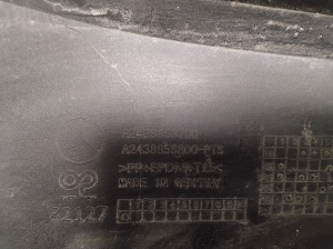 Mercedes Benz EQB X243 (2021–2026) Priekšējais bamperis A2438853700 - 4