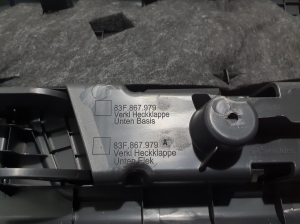 AUDI RS Q3 F3 (2019–2026) Trunk lid trim panel 83F867979 - 3