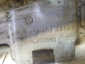 Volkswagen Golf V (2003–2009) Muffler heat shield 03C253041BB - 2