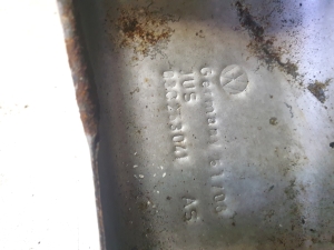 Volkswagen Golf V (2003–2009) Muffler heat shield 03C253041AS - 5