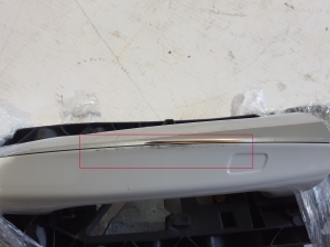 Mercedes Benz GLE-Class 167 (2019–2026) Front door external opening handle and its details - 2