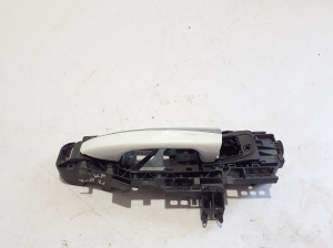 Front door external opening handle and its details