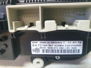 Volkswagen Jetta (2010–2017) Heater control panel 7N0907426BH - 4