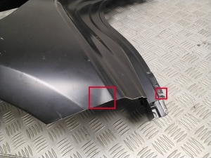 Mercedes Benz A-Class 177 (2018–2026) Rear wing A1776372600 - 8