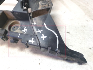 Volkswagen Jetta (2010–2017) Rear bumper bracket 5C6807393 - 7