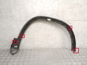 Mercedes Benz EQB X243 (2021–2026) Front fender trim (flare) A2438808501 - 6