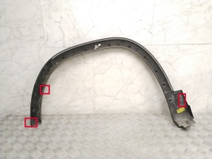 Mercedes Benz EQB X243 (2021–2026) Front fender trim (flare) A2438808601 - 4