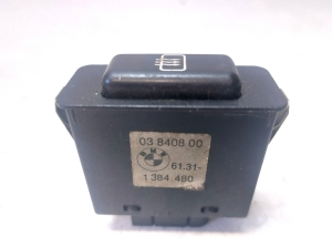 BMW 5 SERIES E34 (1988–1996) Rear window defroster switch 61311384480 - 2