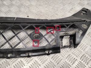 Mercedes Benz A-Class 177 (2018–2026) Front bumper inner frame A1778851300 - 4