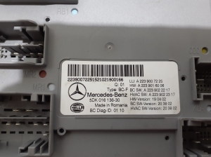 Mercedes Benz S-Class 223 (2020–2026) Mugavusmoodul A2239007225 - 3