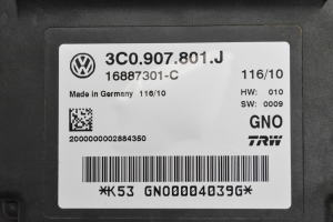 Volkswagen Passat B6 (2005–2010) Electric parking brake control module 3C0907801J - 3