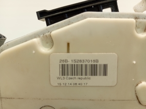 Skoda Superb (2008–2015) Front door lock 1s2837016b - 3