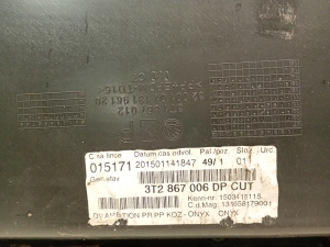 Skoda Superb (2008–2015) Front door panel 3t2867006dp - 6