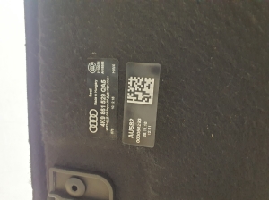 AUDI A6 C8 (2018–2025) Trunk carpet 4K9861529Q - 2