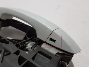 AUDI A6 C8 (2018–2025) Front door external opening handle and its details - 2
