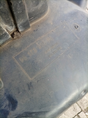 Opel Combo E (2018–2026) Front wheel arch liner 9817398580 - 3