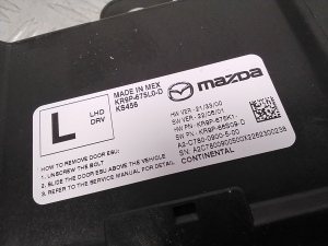 Mazda cx-60 I (2022–2026) Front door control unit KR9P675K1 - 2