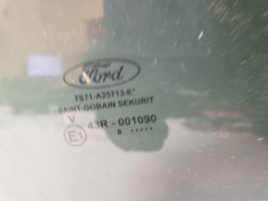Ford Mondeo IV (2007–2015) Rear side door glass 7S71A25713E - 4