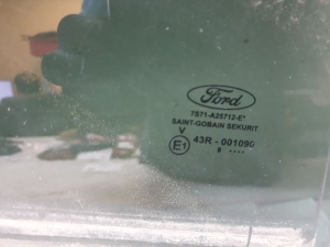 Ford Mondeo IV (2007–2015) Rear side door glass 7S71A25712E - 2