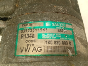 Volkswagen Passat B6 (2005–2010) Klimakompressor 1K0820803Q - 5