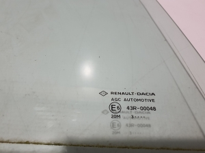 Dacia JOGGER I (2021–2026) Aizmugurējo sānu durvju stikls 823004728R - 2
