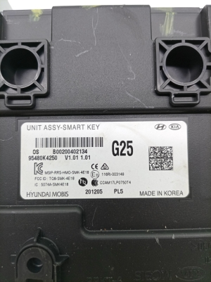 Hyundai Kona (2017–2023) Control unit 95480K4250 - 5