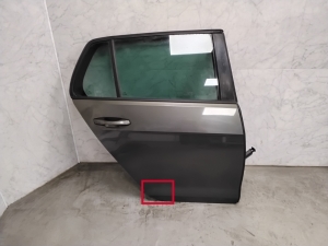 Volkswagen Golf VII (2012–2026) Rear side doors - 6