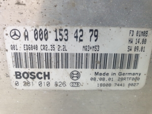Mercedes Benz Sprinter 902 (2000–2006) Engine control unit A0001534279 - 4