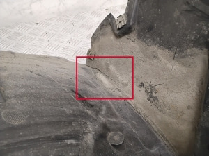 Mercedes Benz GLE-Class 167 (2019–2026) Front wheel arch liner, front section A1676901508 - 3