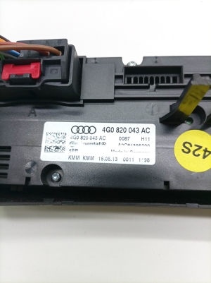 AUDI A6 C7 (2011–2018) Heater control panel 4G0820043AC - 2