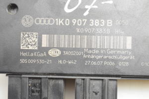 Volkswagen Passat B6 (2005–2010) Sakabes āķa vadības modulis 1K0907383B - 2