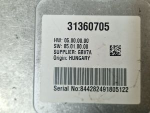 VOLVO XC60 (2008–2017) Kaamera juhtmoodul 31360705 - 2