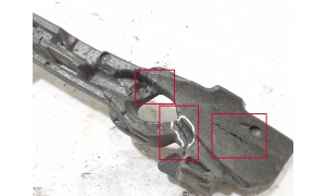 Mercedes Benz EQB X243 (2021–2026) Pralldämpfer Stoßstange vorne A2438803401 - 3