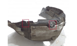 Mercedes Benz C-Class 206 (2021–2026) Aizmugurējais apakšspārns A2068804305 - 2