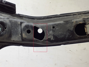 Mercedes Benz C-Class 206 (2021–2026) Eesmine alusraam A2236205100 - 3