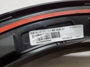 Mercedes Benz GLE-Class 167 (2019–2026) Abdeckung Kotflügel hinten A1678802809 - 2