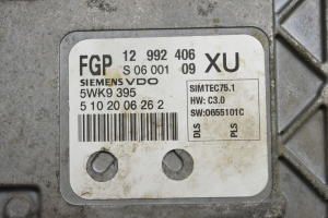 Opel Zafira B (2005–2014) Engine control unit 12992406 - 3