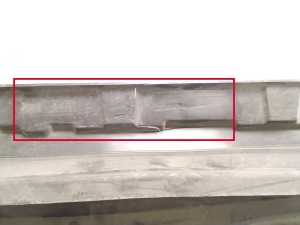 VOLVO V60 (2018–2026) Luftleitblech für den Ladeluftkühler 31455482 - 2