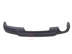 Rear bumper lower spoiler - A2048853738