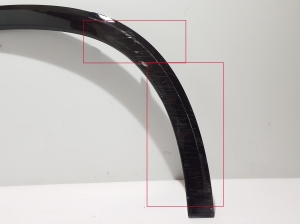 Mercedes Benz EQS 296 (2022–2026) Front fender trim (flare) A2968857701 - 2