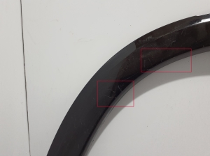 Mercedes Benz EQS 296 (2022–2026) Front fender trim (flare) A2968857701 - 4