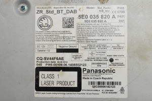 Skoda Octavia III (2013–2019) CD changer 5E0035820A - 4