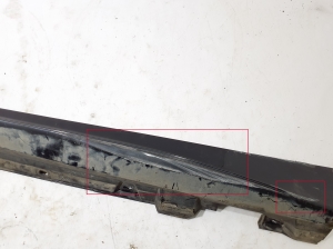 Mercedes Benz C-Class 206 (2021–2026) Schwellerverkleidung außen A2066982300 - 5