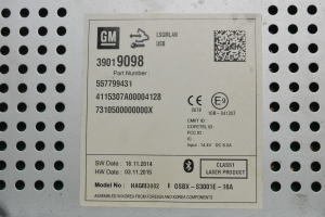 Opel Zafira C (2011–2026) Radio (head unit) 39019098 - 2