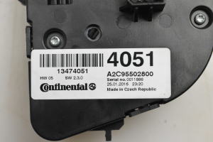 Opel Zafira C (2011–2026) Heater control panel 13474051 - 2