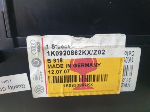 Volkswagen Golf Plus Mk5 (2004–2008) Näidikuplokk 1K0920862KX - 3